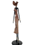 Bronze Issouf 130 cm marron n°2 Bronzes d'Afrique