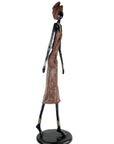 Bronze Issouf 130 cm marron n°2 Bronzes d'Afrique