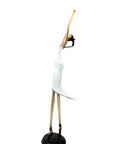Bronze danseuse 55 cm blanc n°1 Bronzes d'Afrique