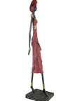 Bronze Issouf 130 cm rouge n°1 Bronzes d'Afrique