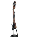 Bronze Issouf femme à 2 seaux 120 cm marron n°1 Bronzes d'Afrique