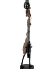 Bronze Issouf femme à 2 seaux 120 cm marron n°1 Bronzes d'Afrique
