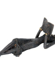 Bronze allongé 20 cm noir n°9 Bronzes d'Afrique