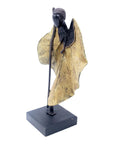 Bronze Feuille simple 45 cm vert n°4 Bronzes d'Afrique