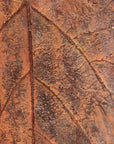Bronze Feuille simple 45 cm marron n°4 Bronzes d'Afrique