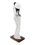 Bronze Issouf couple 55 cm blanc n°1 Bronzes d'Afrique
