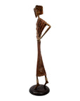 Bronze Issouf 80 cm marron n°1 Bronzes d'Afrique