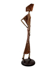 Bronze Issouf 80 cm marron n°1 Bronzes d'Afrique