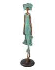 Bronze Issouf 80 cm vert n°1 Bronzes d'Afrique