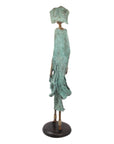 Bronze Issouf 80 cm vert n°1 Bronzes d'Afrique