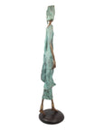 Bronze Issouf 80 cm vert n°1 Bronzes d'Afrique