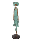 Bronze Issouf 80 cm vert n°1 Bronzes d'Afrique