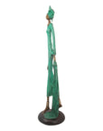 Bronze Issouf 80 cm vert n°2 Bronzes d'Afrique