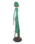 Bronze Issouf 80 cm vert n°2 Bronzes d'Afrique
