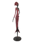 Bronze Issouf 80 cm rouge n°2 Bronzes d'Afrique