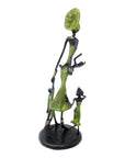 Bronze 3 enfants 35 cm vert Bronzes d'Afrique