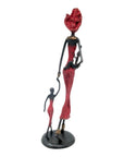 Bronze 35 cm rouge n°20