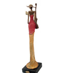 Bronze Issouf 55 cm rouge n°1 Bronzes d'Afrique