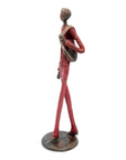 Homme 35 cm rouge n°2