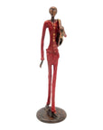 Homme 35 cm rouge n°2