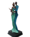 Bronze Issouf couple 55 cm bleu n°1 Bronzes d'Afrique