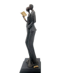 Bronze Issouf couple 55 cm noir n°2 Bronzes d'Afrique