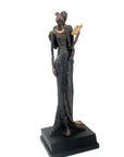 Bronze Issouf couple 55 cm noir n°2 Bronzes d'Afrique