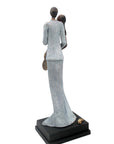 Bronze Issouf couple 55 cm gris n°1 Bronzes d'Afrique