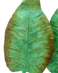 Bronze Feuille Couple oiseaux