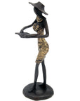 Bronze Ibrahim Dermé 20 cm doré n°1 Bronzes d'Afrique