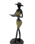 Bronze Ibrahim Dermé 20 cm vert n°1 Bronzes d'Afrique