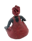 Bronze Big Mama 25 cm rouge n°1 Bronzes d'Afrique