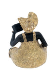 Bronze Big Mama 20 cm doré n°2 Bronzes d'Afrique