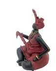 Bronze Big Mama 20 cm rouge n°3 Bronzes d'Afrique