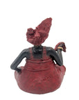 Bronze Big Mama 20 cm rouge n°3 Bronzes d'Afrique