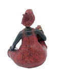 Bronze Big Mama 15 cm rouge n°1 Bronzes d'Afrique