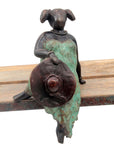 Bronze Big Mama 15 cm rouge n°1 Bronzes d'Afrique