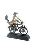 Couple à vélo n°2 Bronzes d'Afrique