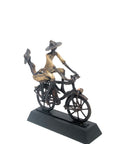 Couple à vélo n°2 Bronzes d'Afrique
