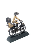 Couple à vélo n°2 Bronzes d'Afrique
