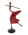 Danseuse 35 cm rouge n°2