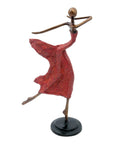Danseuse 35 cm rouge n°2