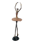 Ballerine 45 cm marron n°3