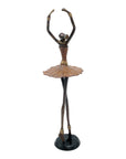 Ballerine 45 cm marron n°3
