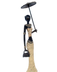 Bronze Mohamadi Dermé 30 cm doré n°1 Bronzes d'Afrique