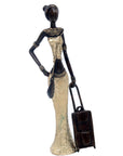 Bronze Mohamadi Dermé 30 cm doré n°3 Bronzes d'Afrique