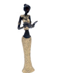 Bronze Mohamadi Dermé 30 cm doré n°7 Bronzes d'Afrique
