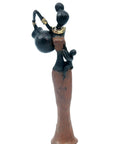 Bronze Mohamadi Dermé 30 cm marron n°1 Bronzes d'Afrique