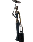 Bronze Mohamadi Dermé 30 cm noir n°3 Bronzes d'Afrique