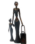 Bronze Mohamadi Dermé 30 cm noir n°4 Bronzes d'Afrique